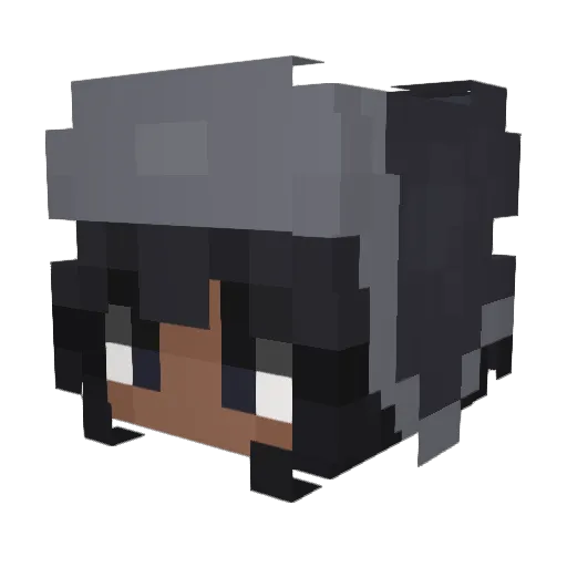 Chxmical Minecraft avatar head, 3D render