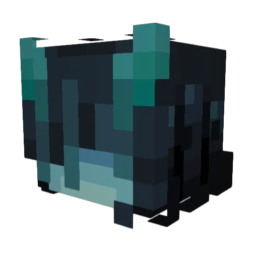Chxnqing Minecraft avatar head, 3D render