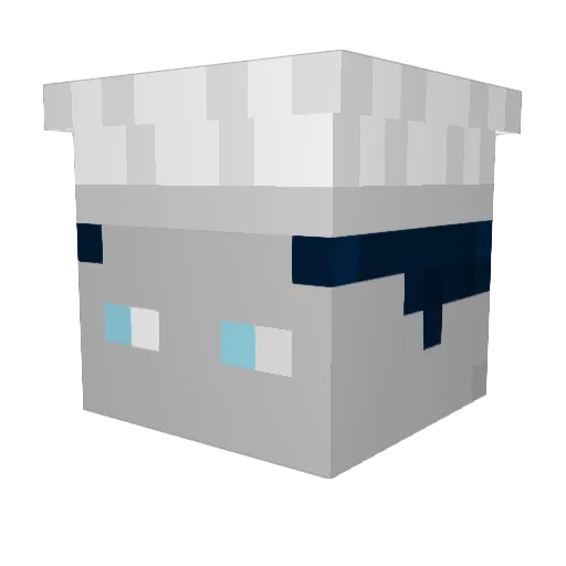 Chxrged___ Minecraft avatar head, 3D render