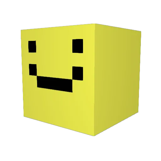 Chxwse Minecraft avatar head, 3D render