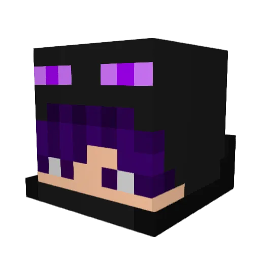 Chxwy7777 Minecraft avatar head, 3D render