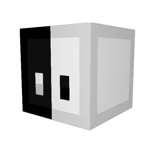 ChyDuck Minecraft avatar head, 3D render