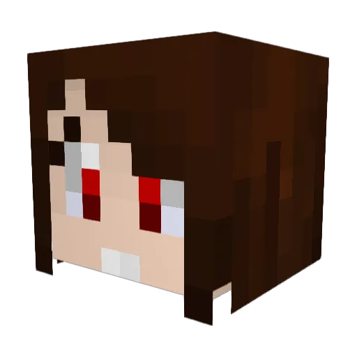 Chynacat32 Minecraft avatar head, 3D render