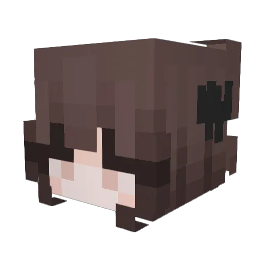 Ci3rgee Minecraft avatar head, 3D render