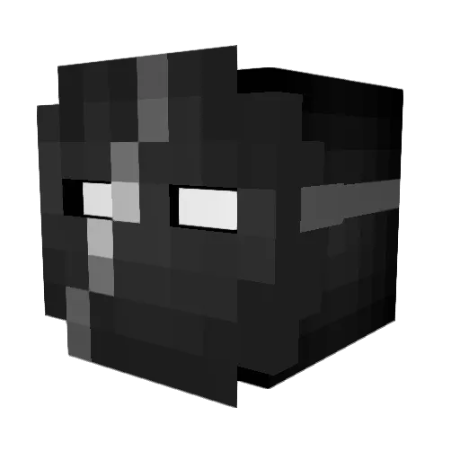 CiKa37 Minecraft avatar head, 3D render