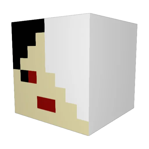 CiNNamonGirl209 Minecraft avatar head, 3D render