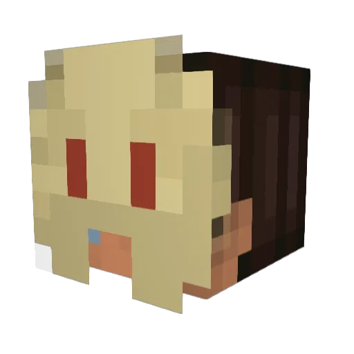 CiRoArTz Minecraft avatar head, 3D render