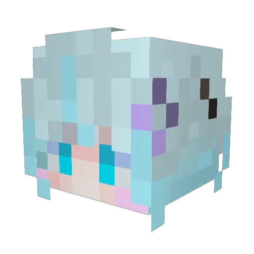 CiaLsan Minecraft avatar head, 3D render