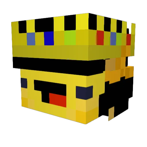 CiaccallogneBoy Minecraft avatar head, 3D render