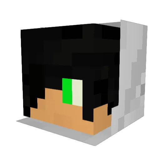 CianOoMahony Minecraft avatar head, 3D render