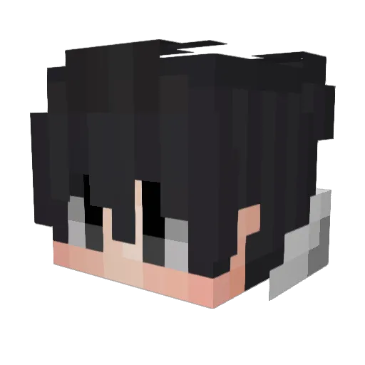 Ciaoatutti Minecraft avatar head, 3D render