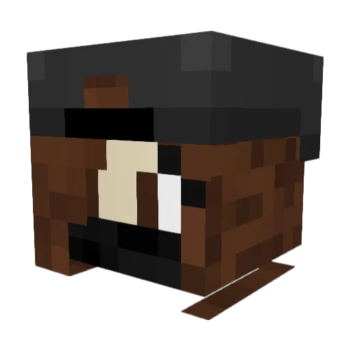 CiaraO Minecraft avatar head, 3D render