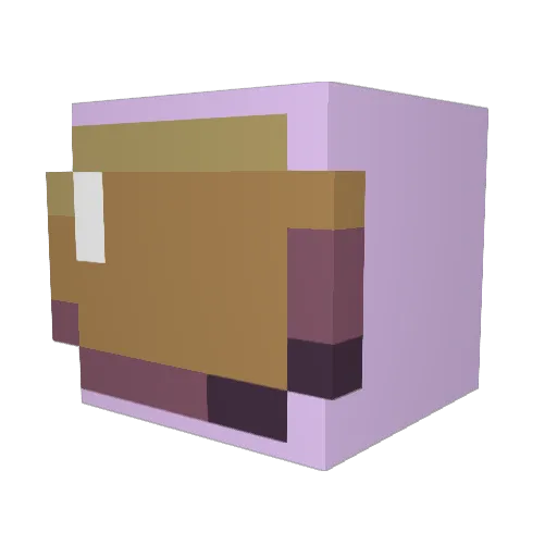 Ciarawright2003 Minecraft avatar head, 3D render