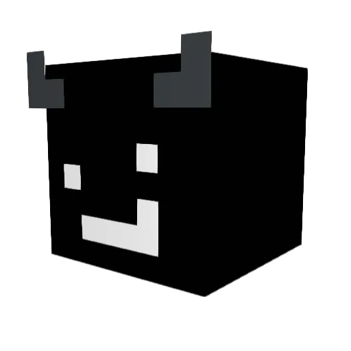 Ciastekk7 Minecraft avatar head, 3D render