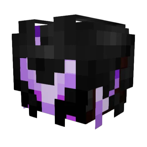 Cibu_ Minecraft avatar head, 3D render