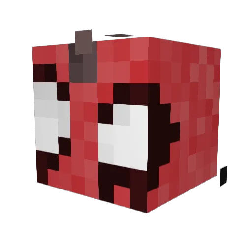 CiccioFrizz Minecraft avatar head, 3D render