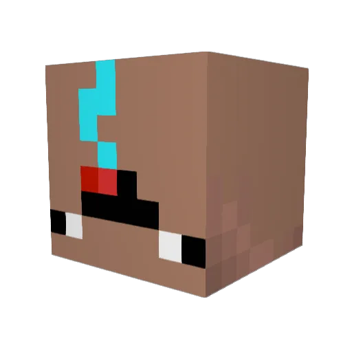 Cicciobomba59 Minecraft avatar head, 3D render