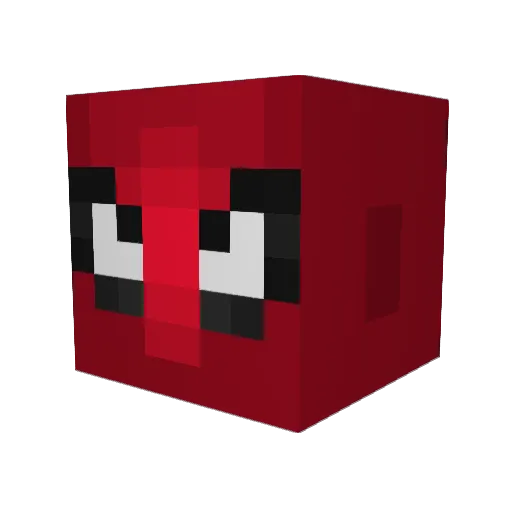 Cichy25 Minecraft avatar head, 3D render