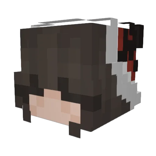 CichyZ4bujca67__ Minecraft avatar head, 3D render