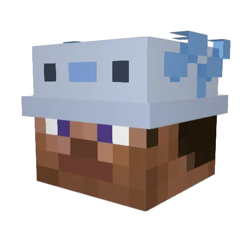 CiciToKox69 Minecraft avatar head, 3D render