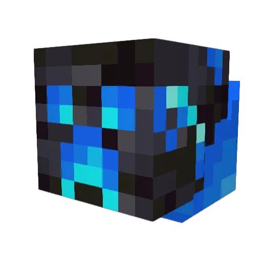 Cicinus Minecraft avatar head, 3D render