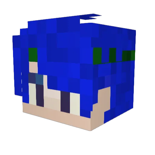 Cid395 Minecraft avatar head, 3D render