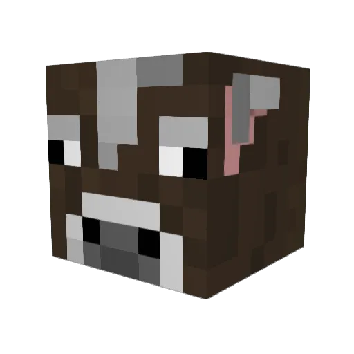 Ciel0czek Minecraft avatar head, 3D render