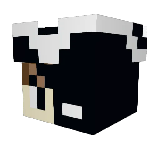 Ciel_2nd Minecraft avatar head, 3D render