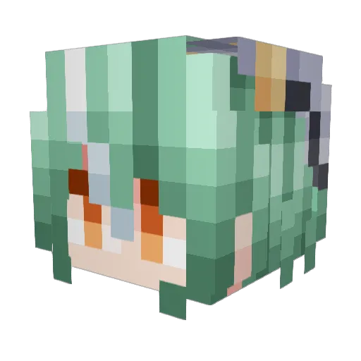 Ciel_S_ Minecraft avatar head, 3D render