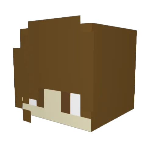 Ciela_G Minecraft avatar head, 3D render