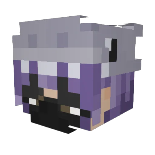 CierusThyme Minecraft avatar head, 3D render