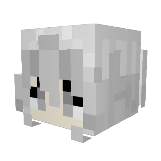 CifferMC Minecraft avatar head, 3D render