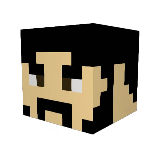 Cigar987 Minecraft avatar head, 3D render