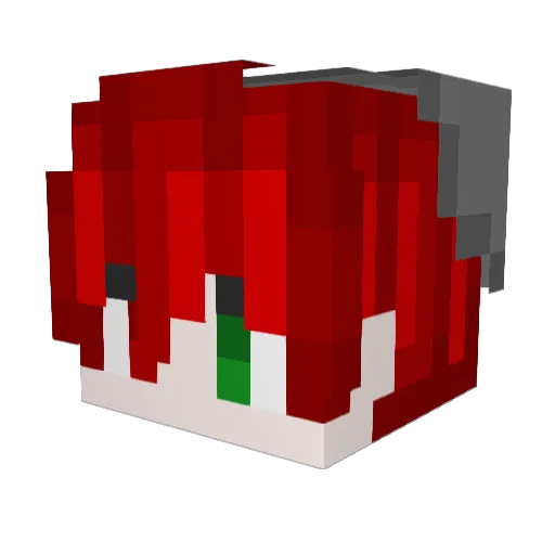 CigerM Minecraft avatar head, 3D render