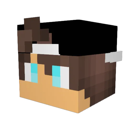 Cigolo Minecraft avatar head, 3D render