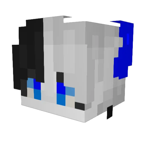 Cihad_Channel Minecraft avatar head, 3D render
