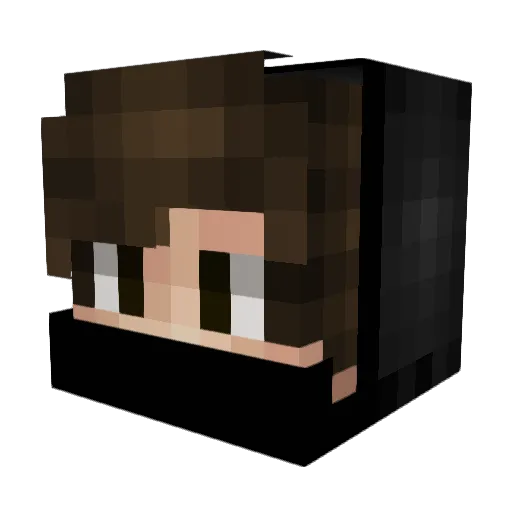 Cihan_Han Minecraft avatar head, 3D render