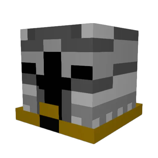 Ciicyle Minecraft avatar head, 3D render