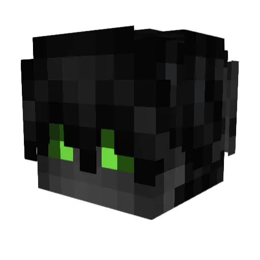 CikaSale Minecraft avatar head, 3D render