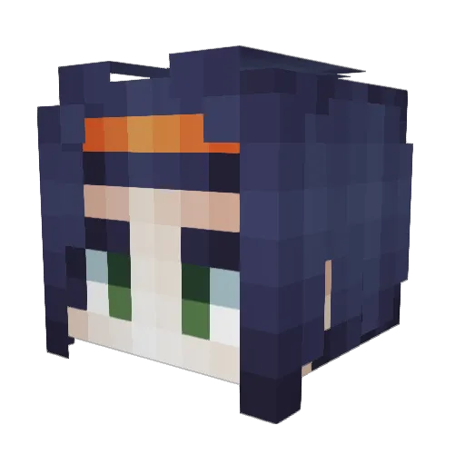 CilantroHarmonia Minecraft avatar head, 3D render