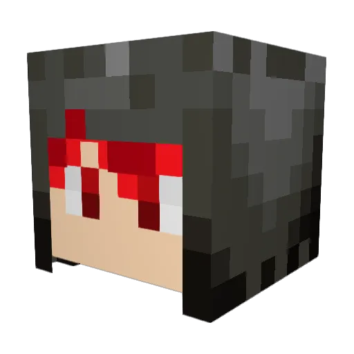 CilasABL Minecraft avatar head, 3D render