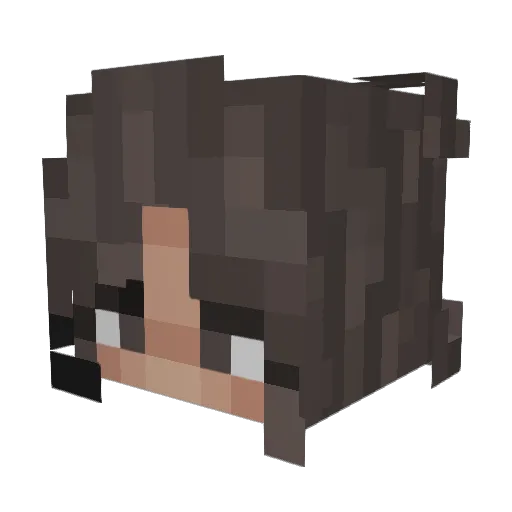 Ciles27 Minecraft avatar head, 3D render