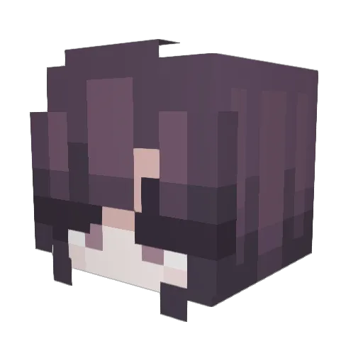 Cilip Minecraft avatar head, 3D render