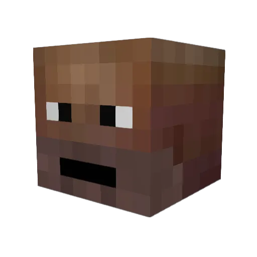 CillBobsby Minecraft avatar head, 3D render