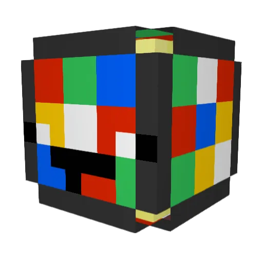 Cillvano Minecraft avatar head, 3D render