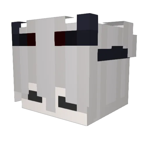 Cimpon4ik Minecraft avatar head, 3D render