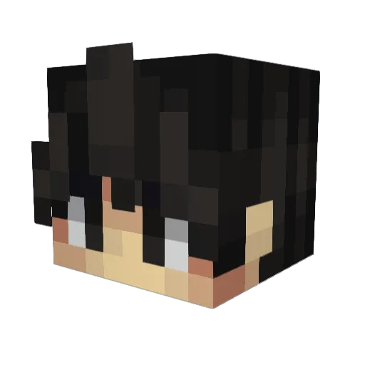 Cinamon_Crunch Minecraft avatar head, 3D render