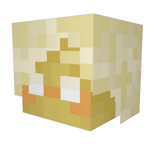 Cindaro Minecraft avatar head, 3D render