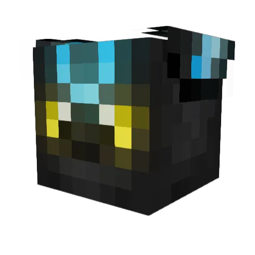 CindyCass Minecraft avatar head, 3D render