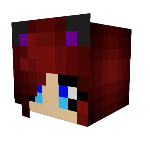 CindyRoblespr Minecraft avatar head, 3D render